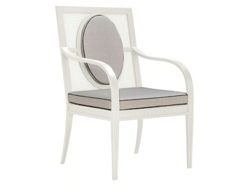 SAVANNAH - Powder coated aluminium chair with armrests by JANUS et Cie - view 2